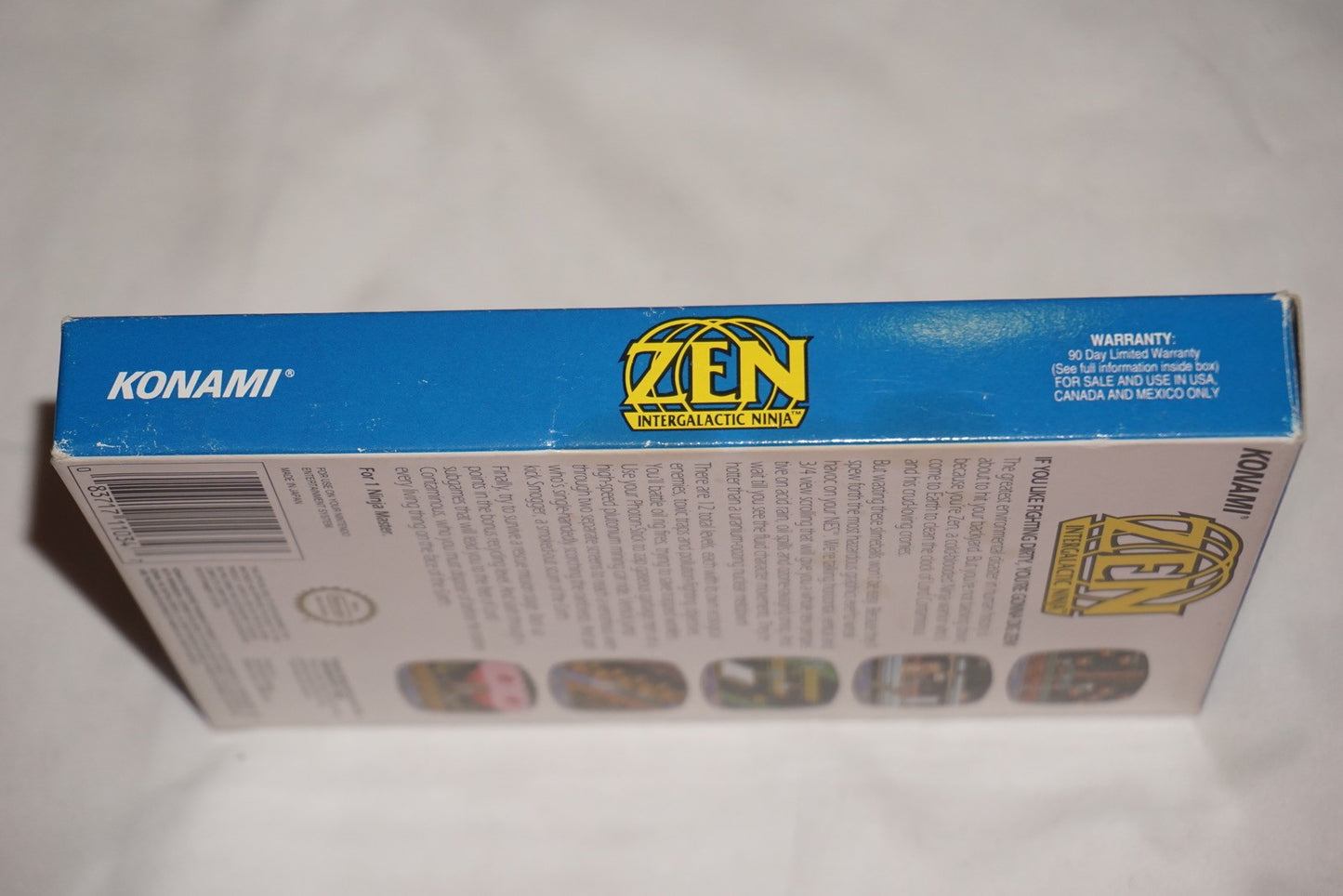 Zen: Intergalactic Ninja (Nintendo NES) Complete in Box CIB