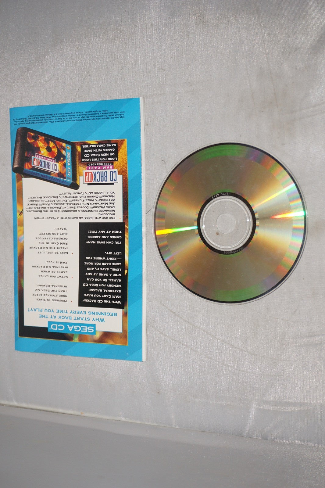 Shining Force (Sega Cd) Complete w/ Reg Card
