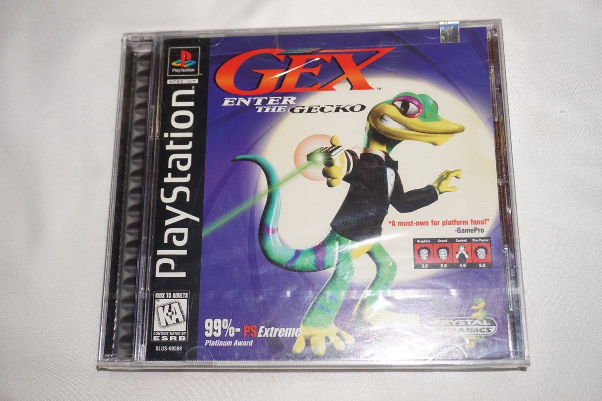 Gex: Enter the Gecko (Sony Playstation 1 ps1) NEW Sealed