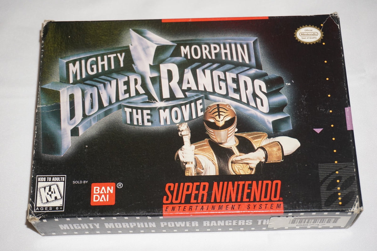 Mighty Morphin Power Rangers: Movie (Super Nintendo SNES) Complete in Box CIB