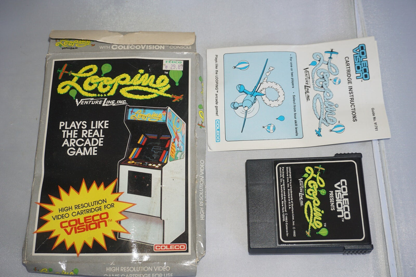 Looping (Colecovision) Complete In Box #3