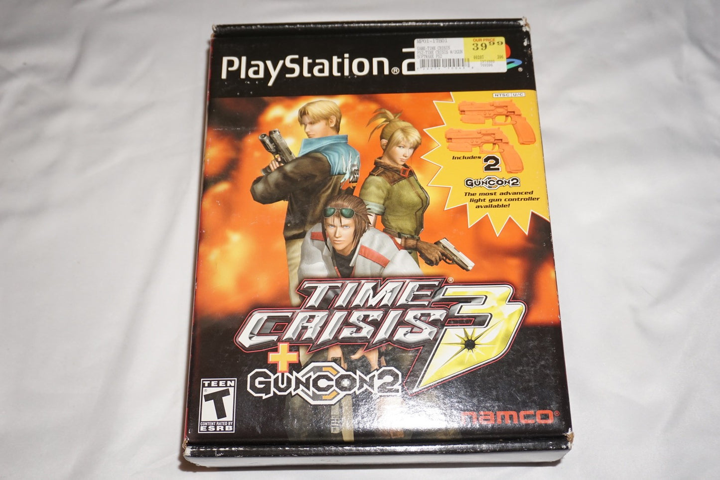 Time Crisis 3 Guncon Bundle (Sony Playstation 2 ps2) NEW Sealed w/ Gun