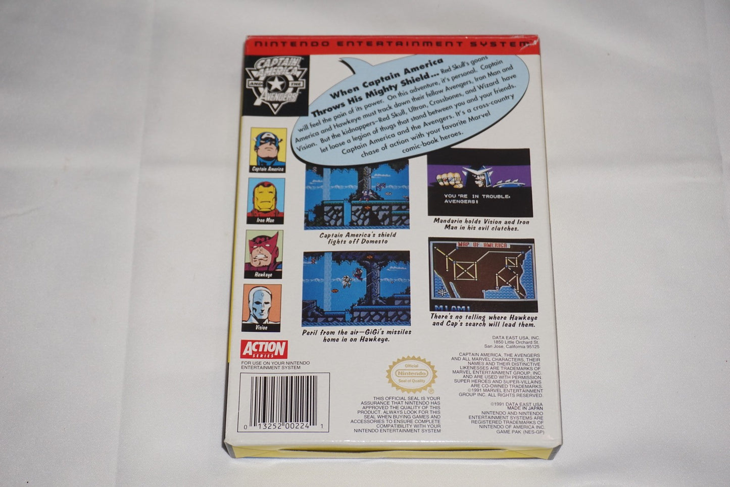 Captain America and The Avengers (Nintendo NES) Complete in Box CIB