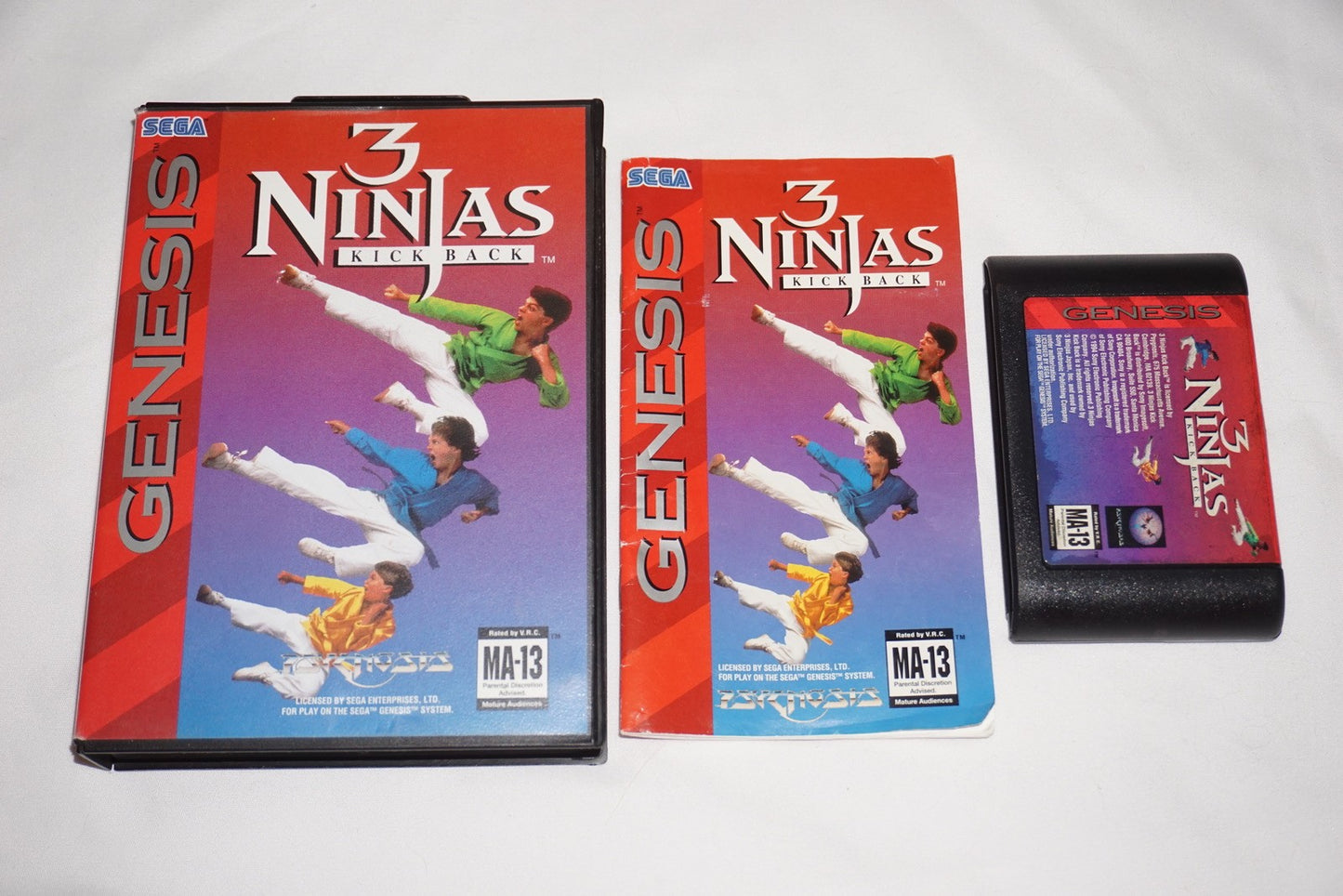 3 Ninjas Kick Back (Sega Genesis) Complete