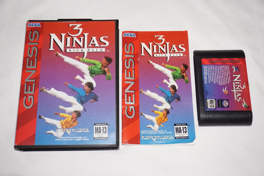 3 Ninjas Kick Back (Sega Genesis) Complete