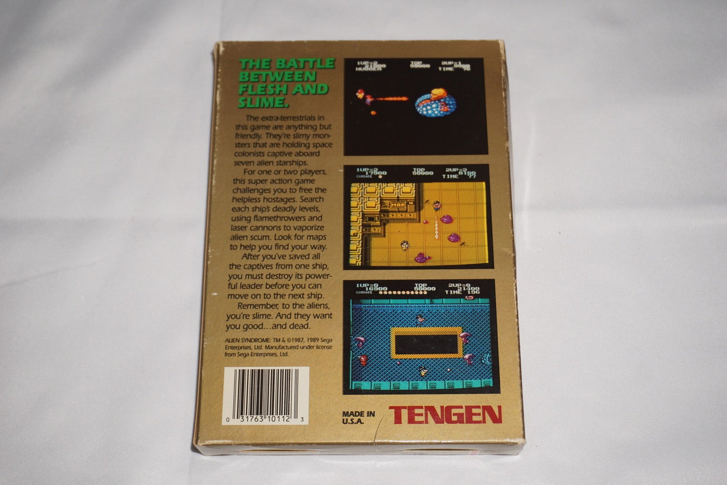 Alien Syndrome (Nintendo NES) Complete in Box w/ Reg CIB