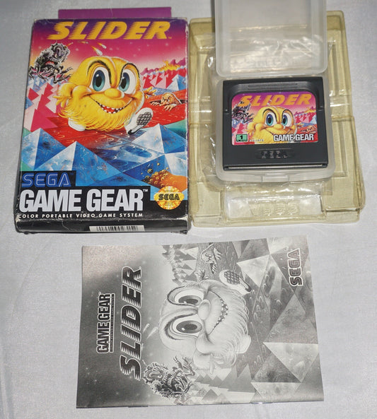 Slider (Sega Game Gear) Complete in Box w/ Reg CIB