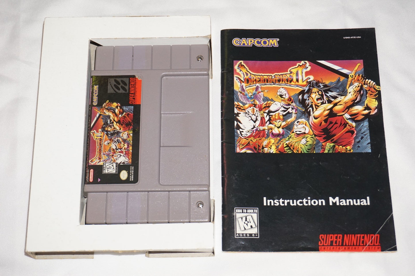 Breath of Fire II 2 (Super Nintendo SNES) Complete in Box CIB
