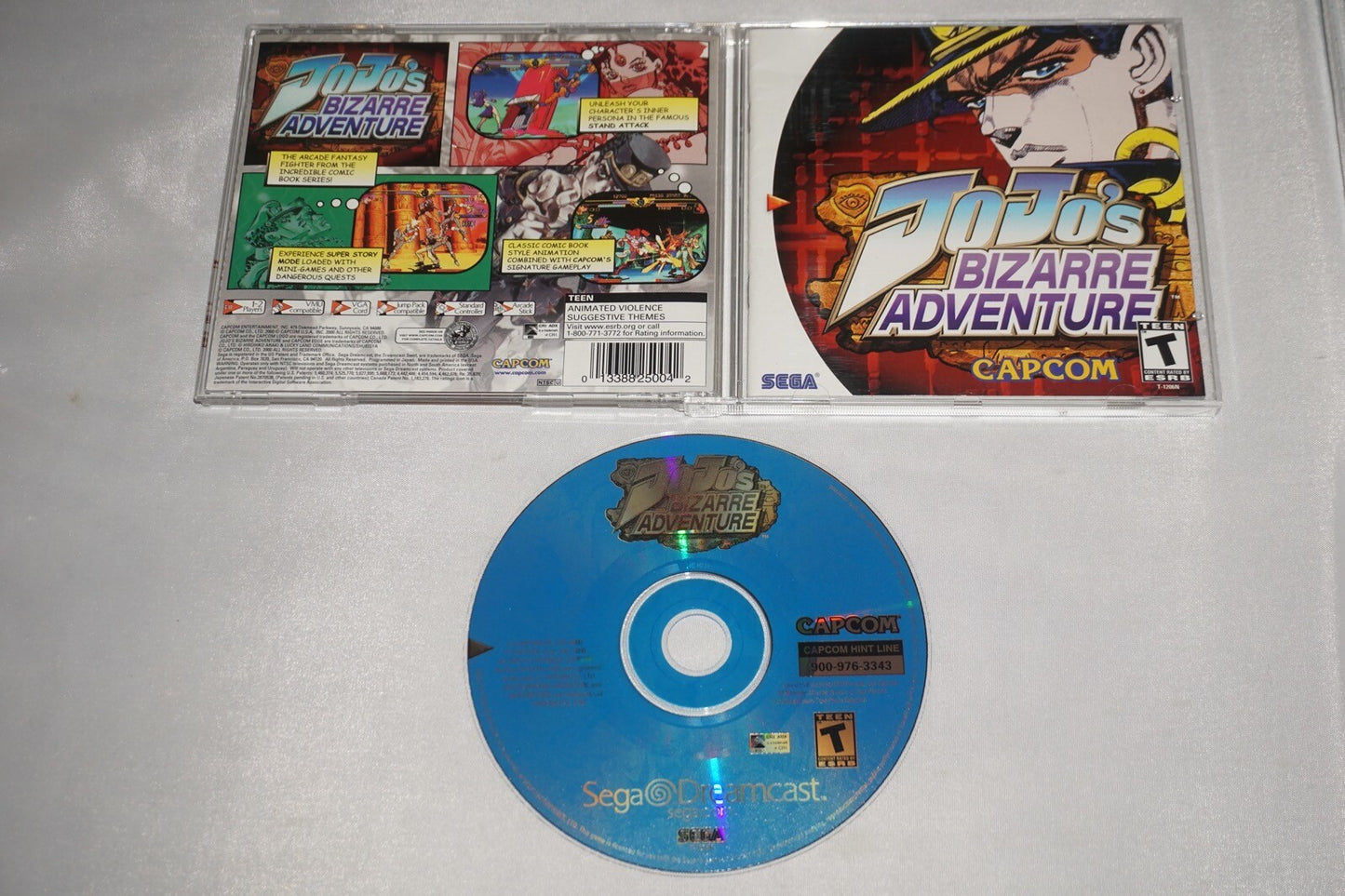 Jojo's Bizarre Adventure (Sega Dreamcast) Complete w/ Reg Card