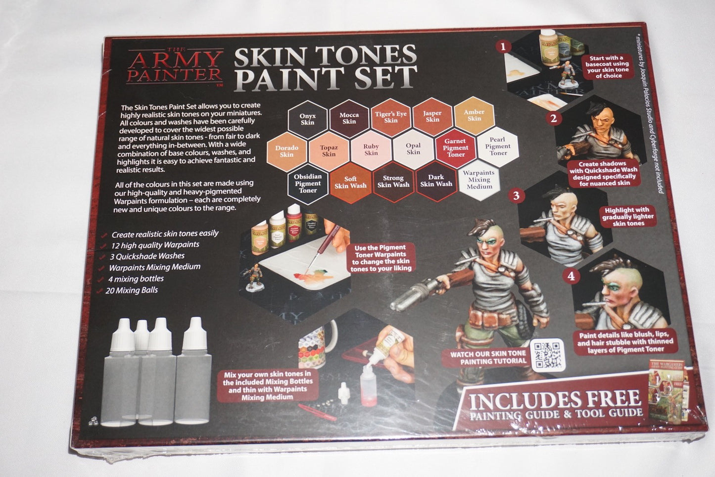 Army Painter Skin Tones Paint Set NEW