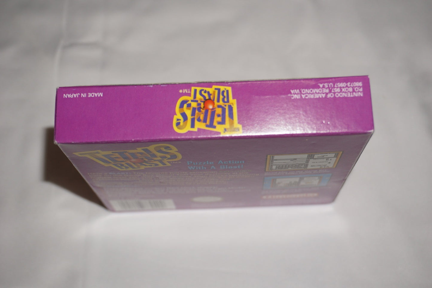 Tetris Blast (Nintendo Game Boy Gameboy) Complete in Box CIB