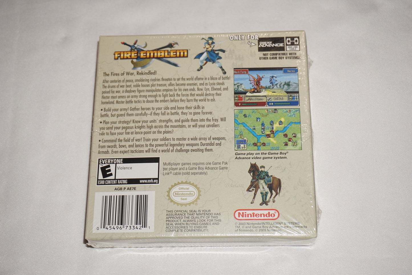 Fire Emblem (Nintendo Game Boy Advance GBA) NEW Sealed