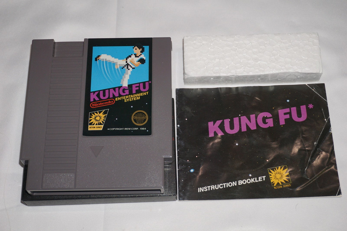 Kung Fu 5 Screw Hangtab (Nintendo NES) Complete in Box CIB