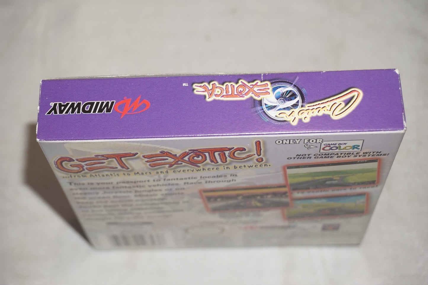 Cruis'n Exotica Cruisin (Nintendo Gameboy Color Game Boy GB) Complete CIB