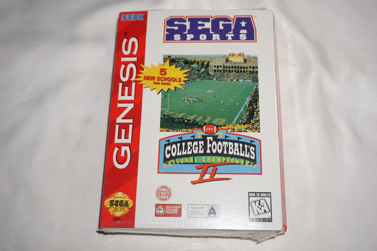 College Football's National Championship II 2 (Sega Genesis) NEW Sealed in Box