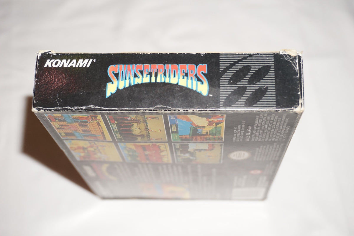 Sunset Riders (Super Nintendo SNES) Complete in Box CIB