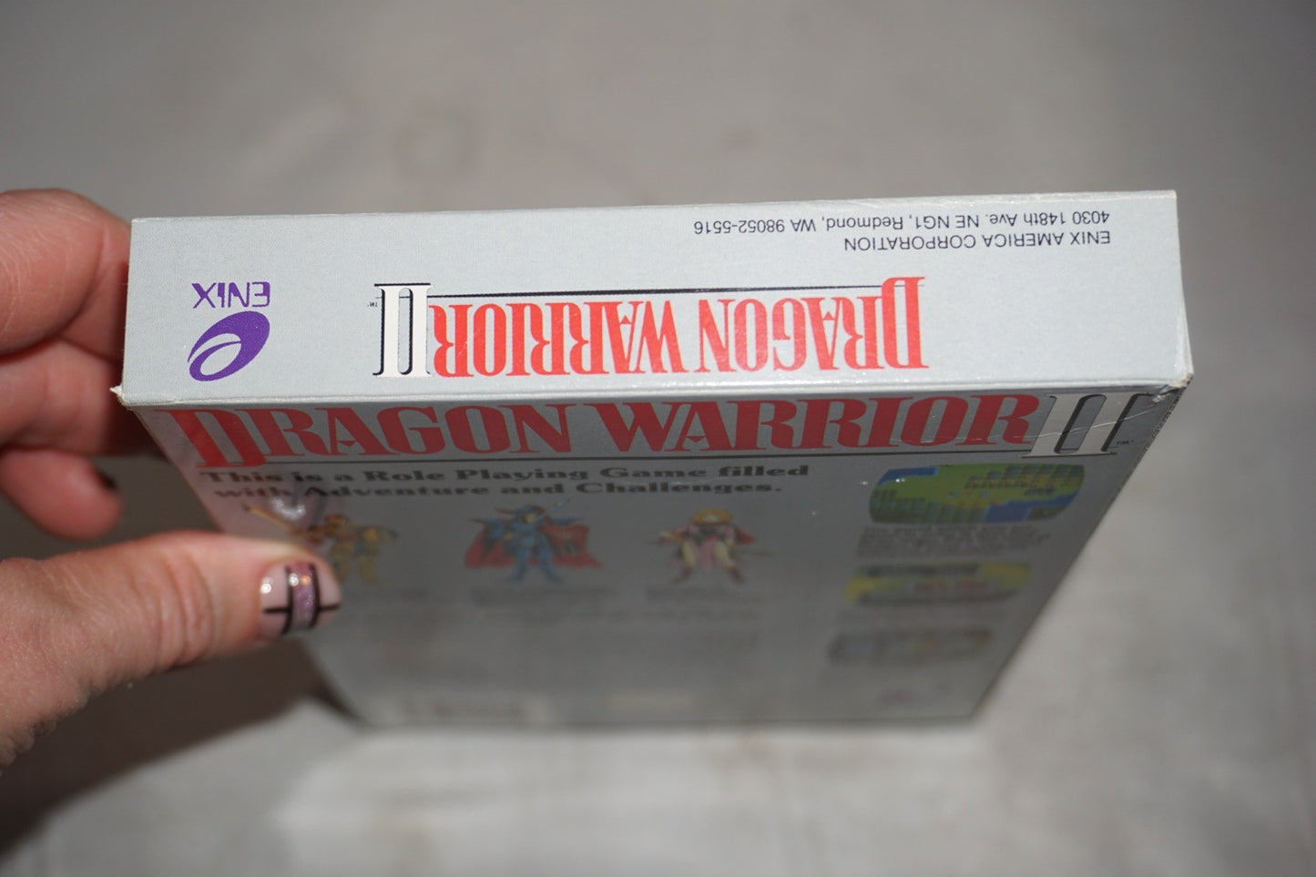 Dragon Warrior II 2 (Nintendo NES) Complete in Box CIB