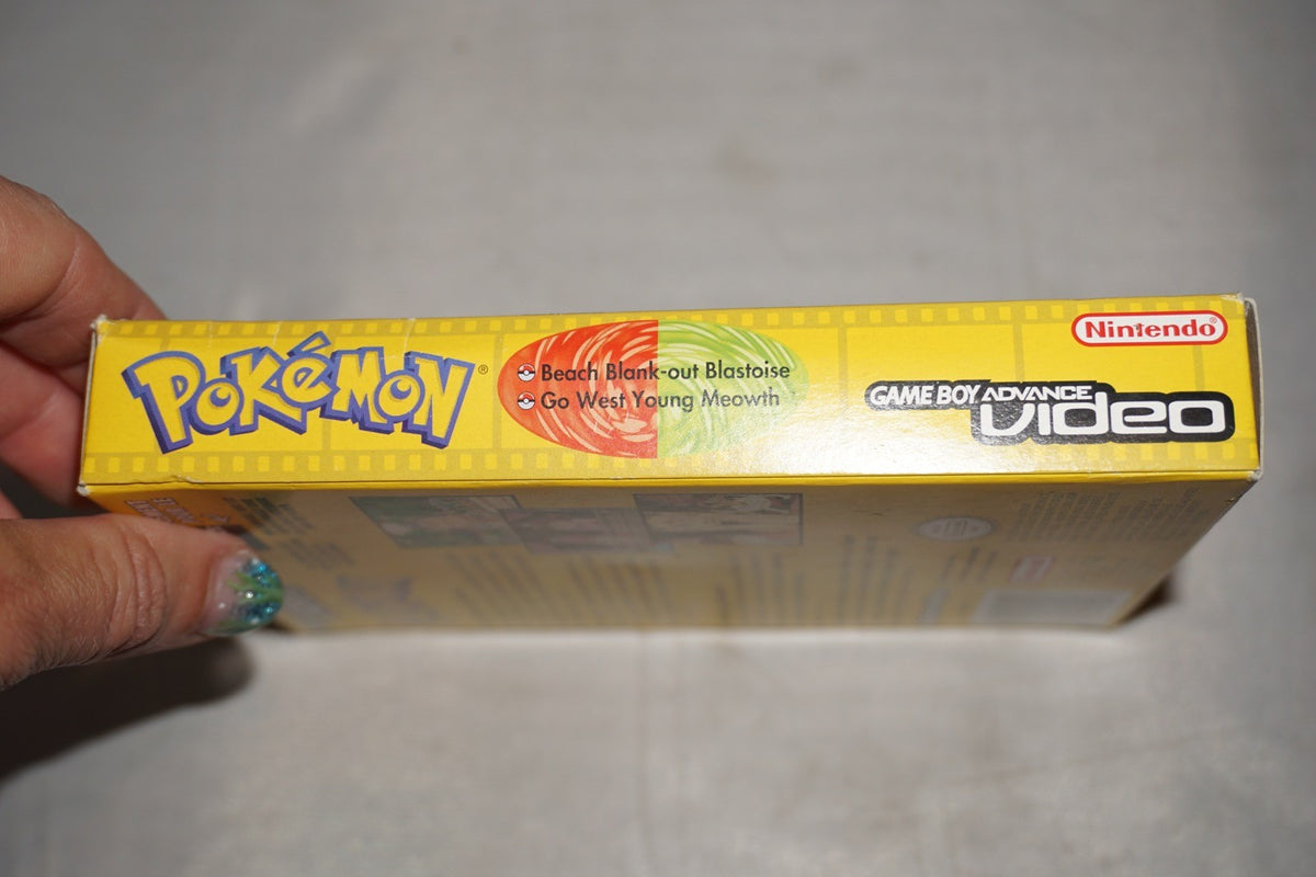 Pokemon Video Beach Blank Out West (Gameboy Advance GBA) Complete CIB Authentic