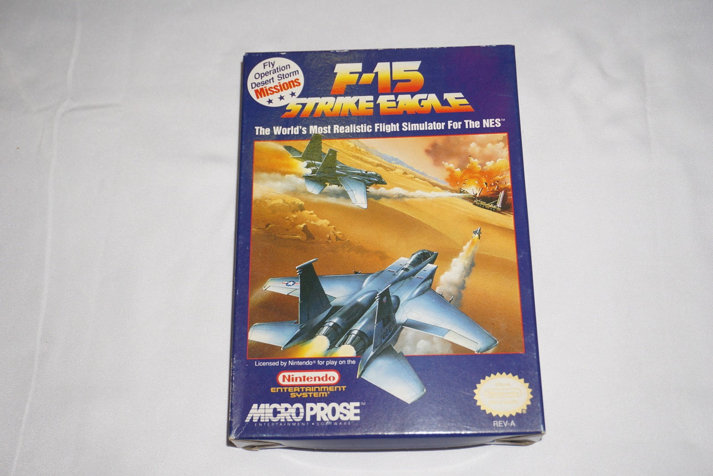 F-15 Strike Eagle (Nintendo NES) Complete in Box CIB