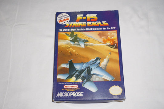 F-15 Strike Eagle (Nintendo NES) Complete in Box CIB