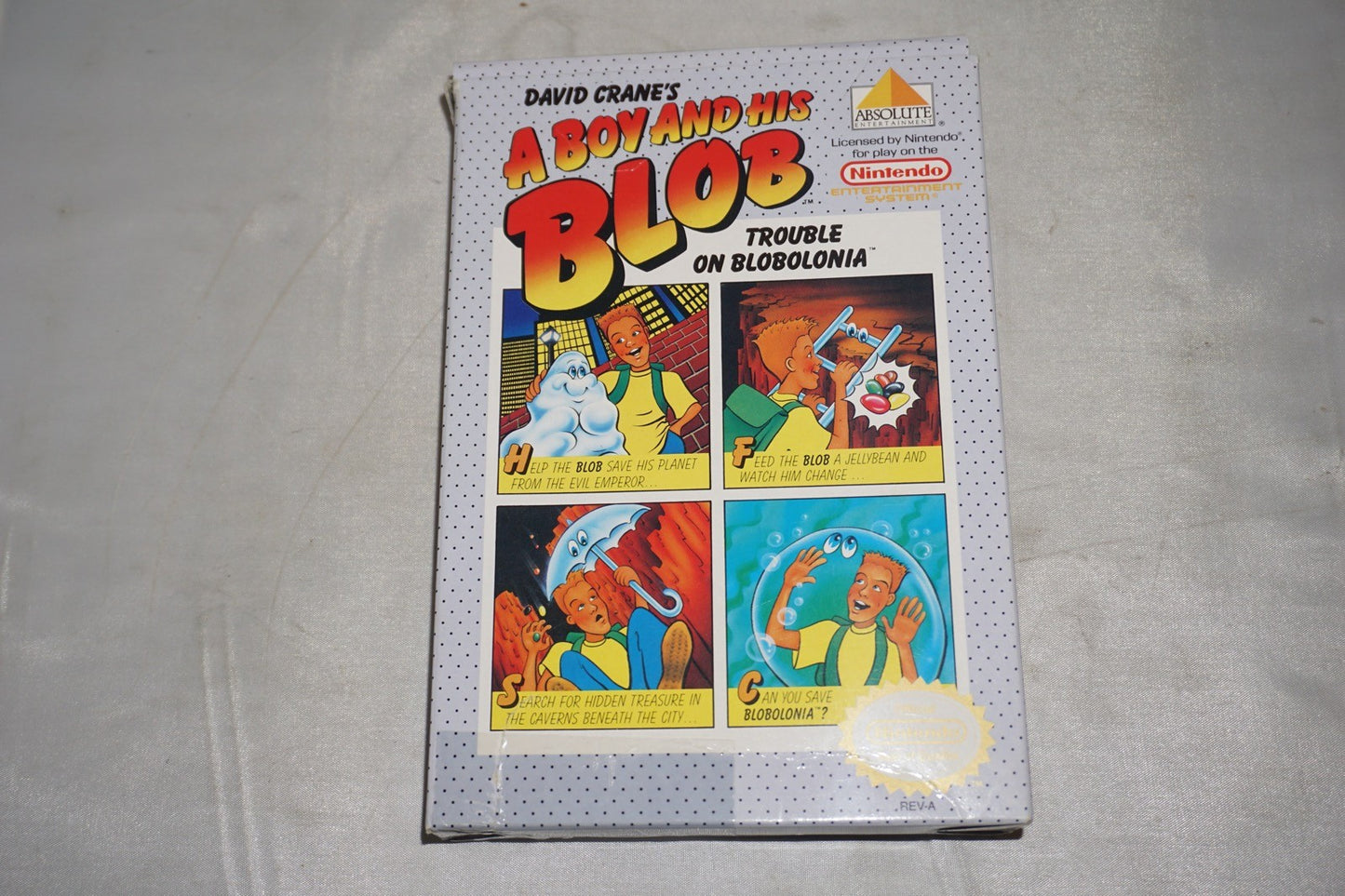 A Boy And His Blob (Nintendo NES) Complete in Box CIB