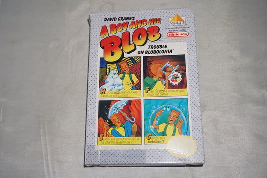 A Boy And His Blob (Nintendo NES) Complete in Box CIB