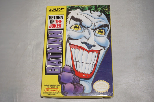Batman Return Of The Joker (Nintendo NES) Complete in Box CIB