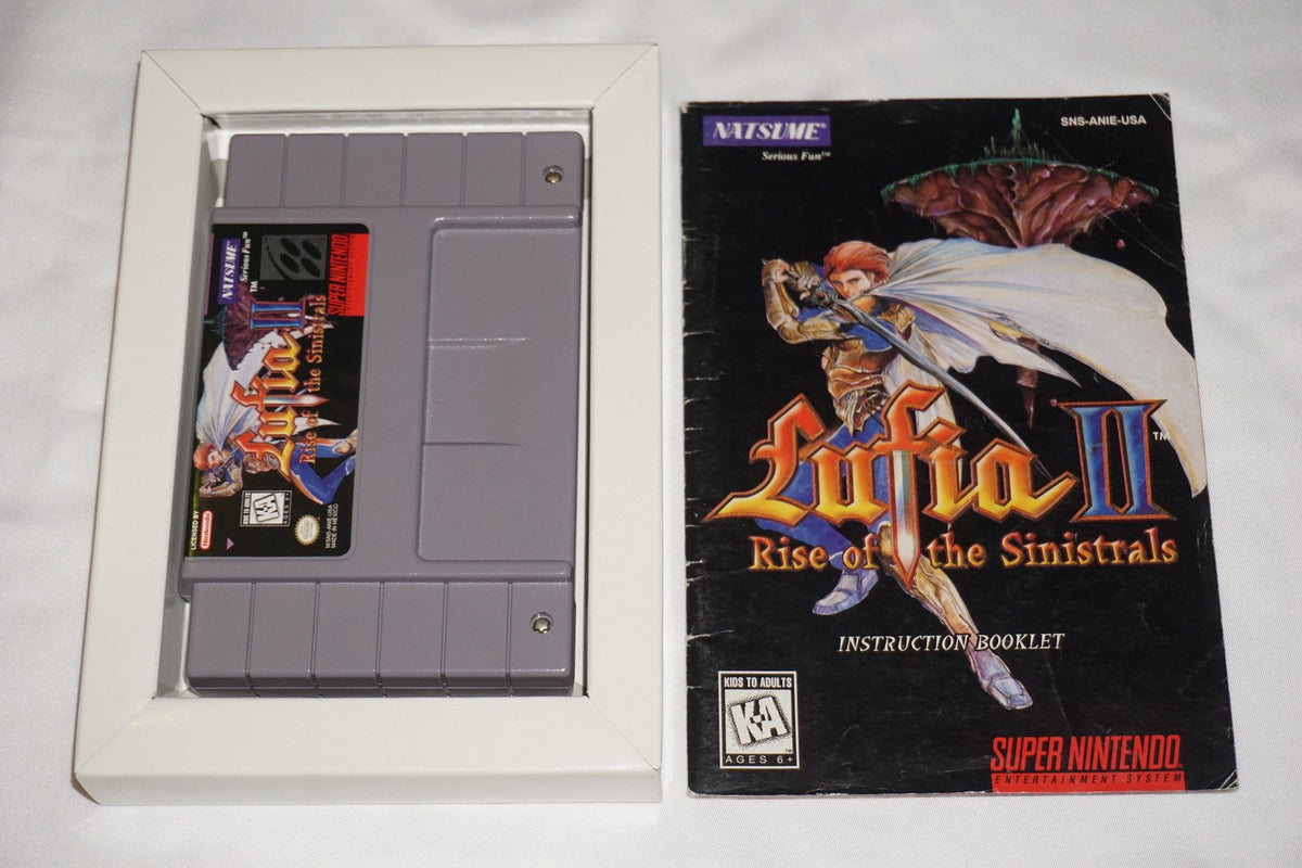 Lufia II Rise Sinistrals 2 (Super Nintendo SNES) Complete in Box CIB