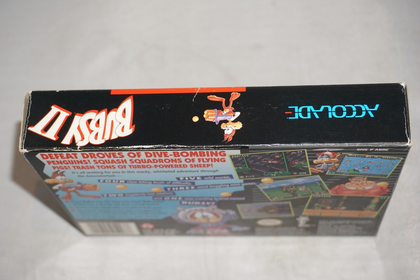 Bubsy II 2 (Super Nintendo SNES) Complete in Box CIB