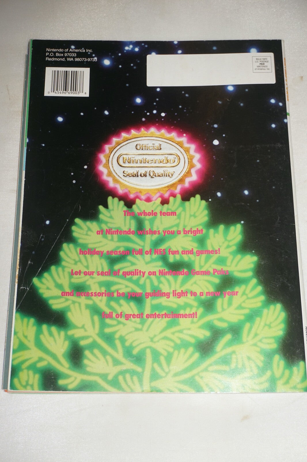 November/December 1989 Tetris Nintendo Power Magazine #1 Map Mario Tips