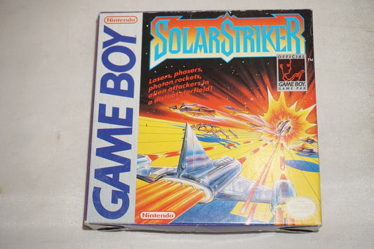 Solar Striker (Nintendo Gameboy Game Boy GB) Complete CIB Authentic