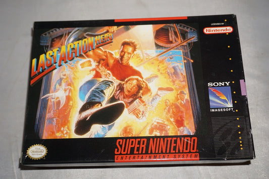 Last Action Hero (Super Nintendo SNES) Complete in Box CIB