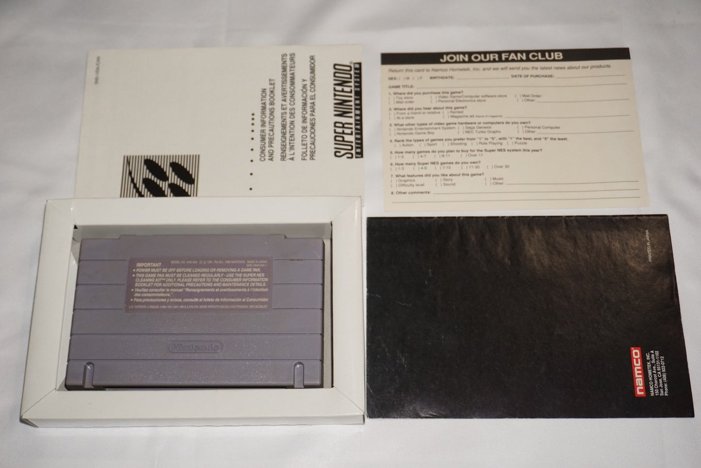 Suzuka 8 Hours (Super Nintendo SNES) Complete in Box w/ Reg CIB