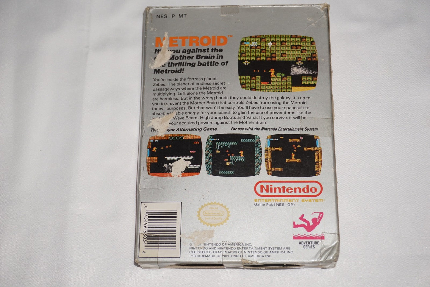 Metroid Silver (Nintendo NES) Complete in Box CIB