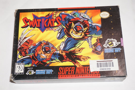 Swat Kats (Super Nintendo SNES) Complete in Box CIB