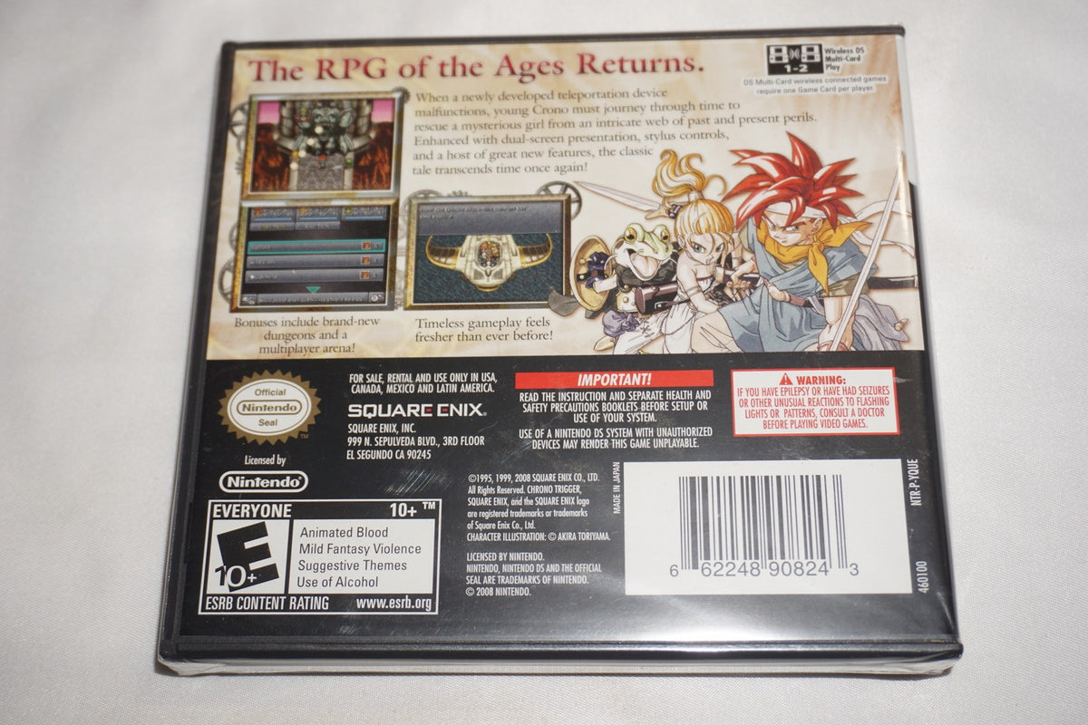 Chrono Trigger (Nintendo DS) NEW Sealed