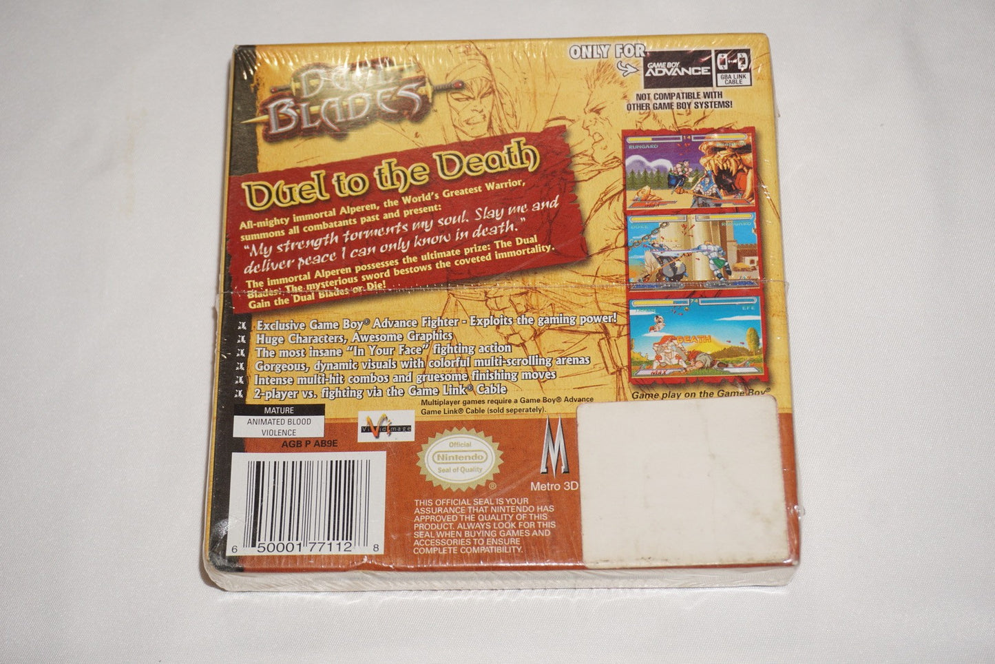 Dual Blades (Nintendo Game Boy Advance GBA) NEW Sealed