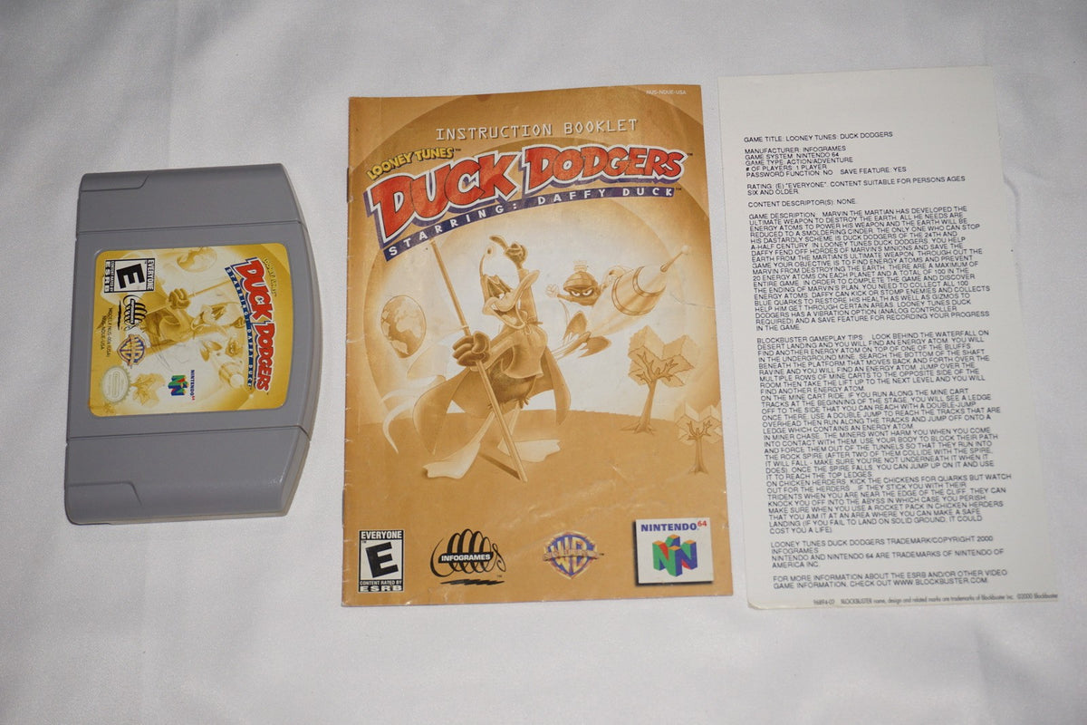 Duck Dodgers (Nintendo 64 N64) Complete in Box CIB