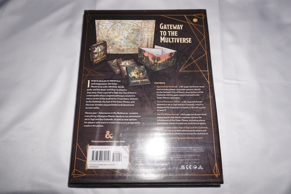 Planescape Adventures in the Multiverse Box Set Alternate Dungeons & Dragons D&D