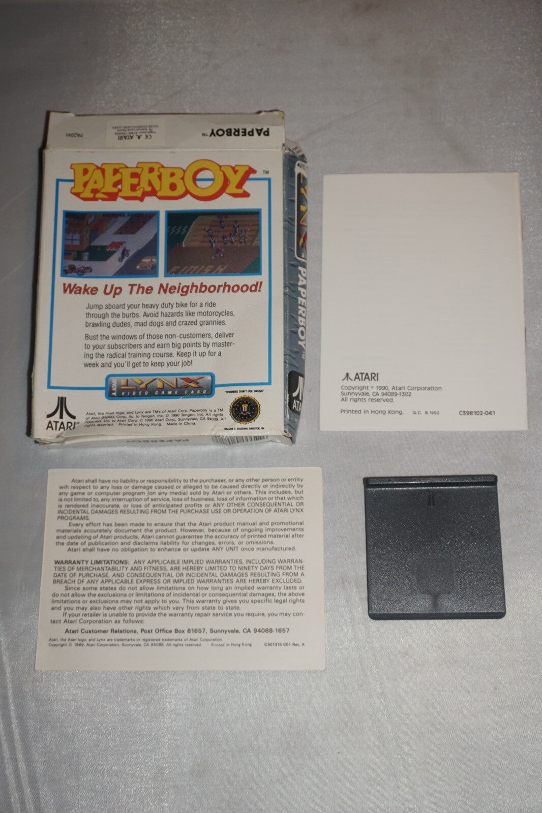 Paperboy (Atari Lynx) Complete In Box