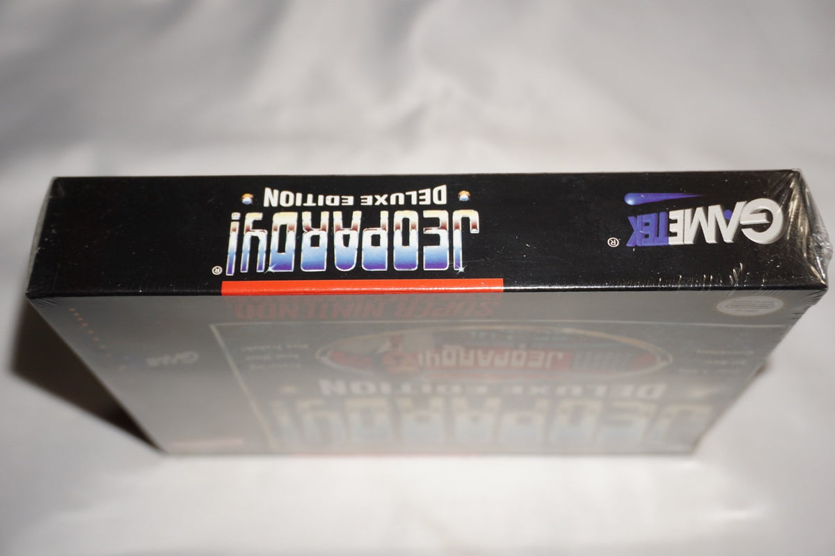 Jeopardy Deluxe Edition (Super Nintendo SNES) NEW Sealed