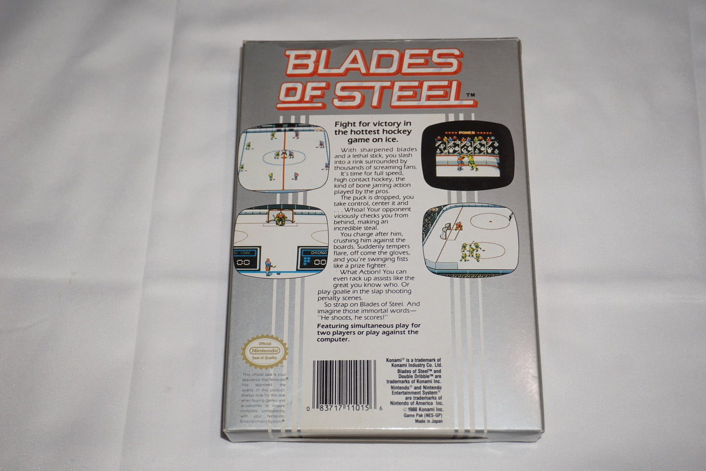 Blades Of Steel (Nintendo NES) Complete in Box CIB