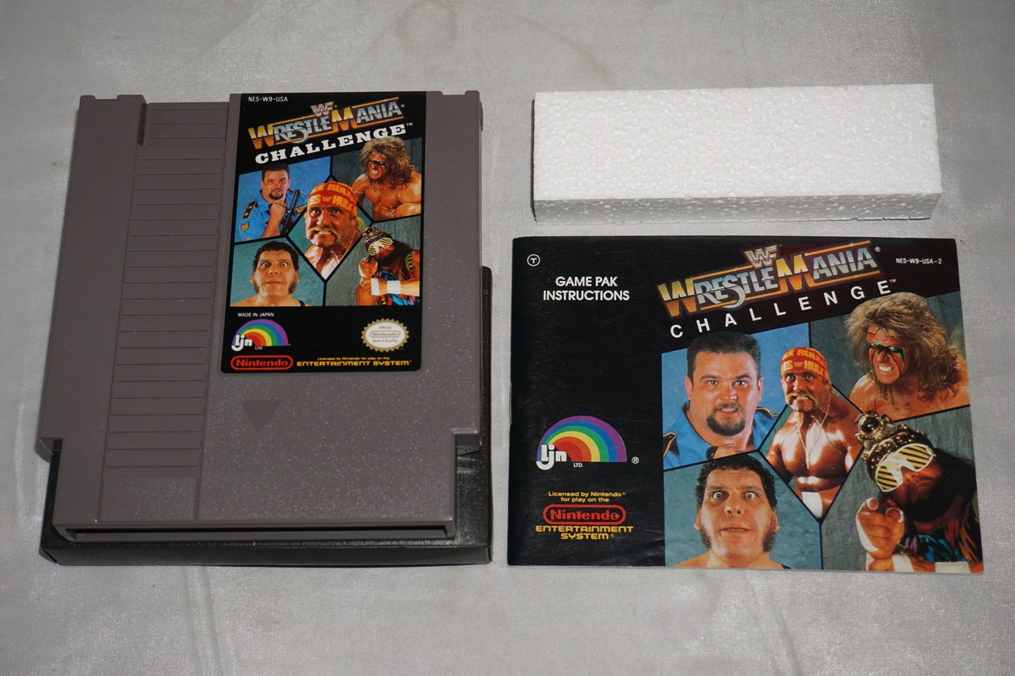 WWF WWE Wrestlemania Challenge (Nintendo NES) Complete in Box CIB