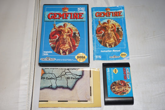 Gemfire (Sega Genesis) Complete w/ Map