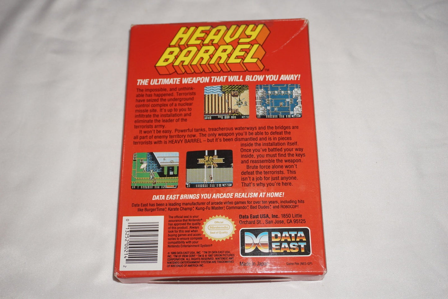Heavy Barrel (Nintendo NES) Complete in Box CIB