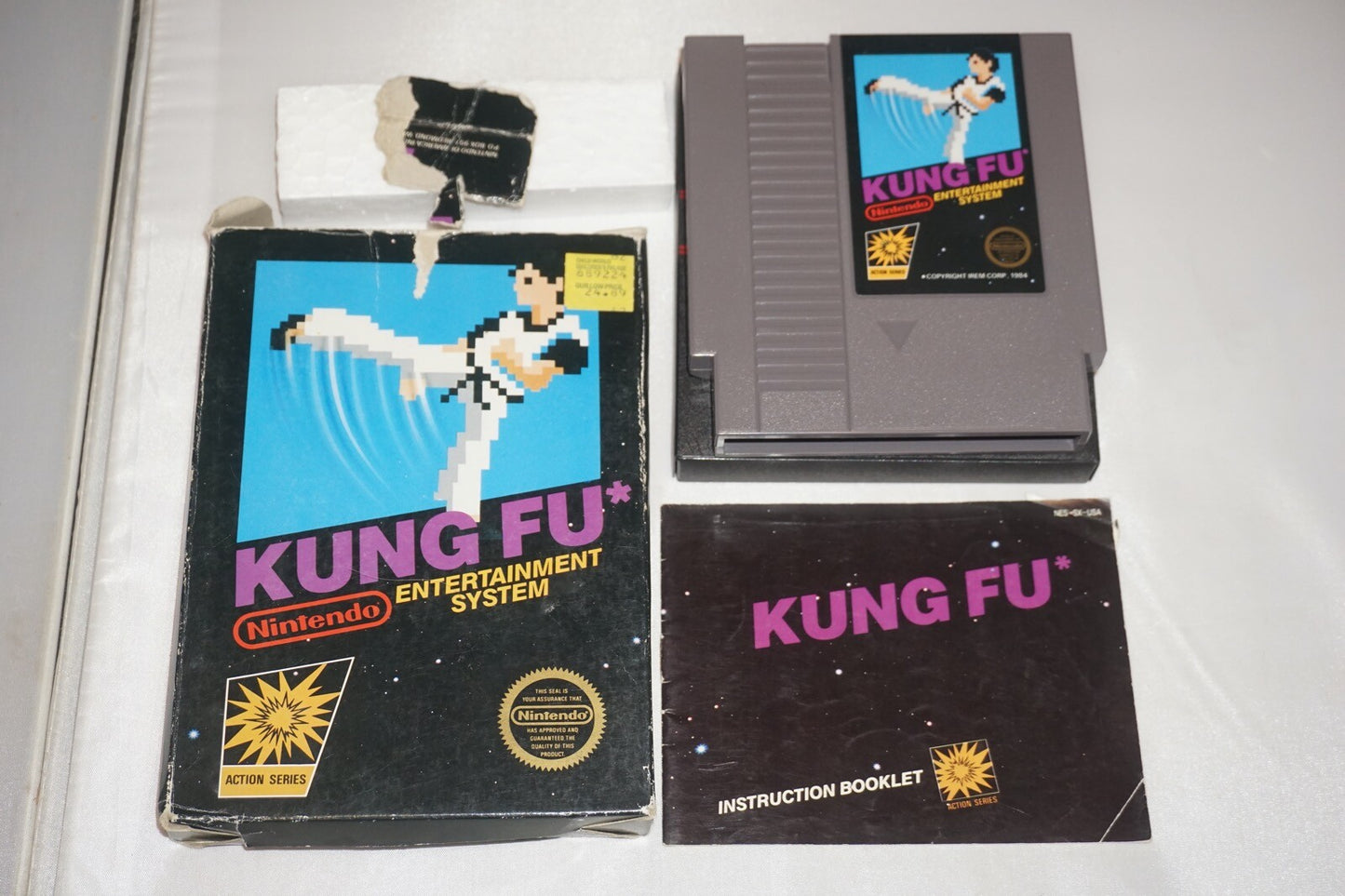 Kung Fu FRENCH PAL (Nintendo NES) Complete in Box CIB #3