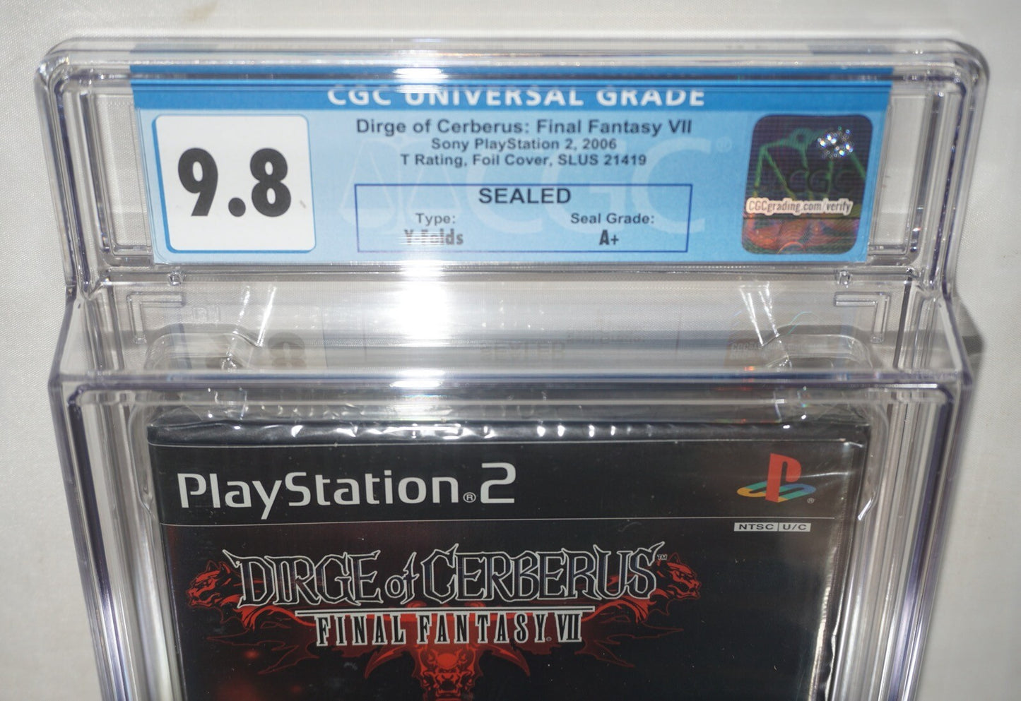 Dirge of Cerberus Final Fantasy VII (Playstation 2 ps2) CGC 9.8 A+ NEW Sealed