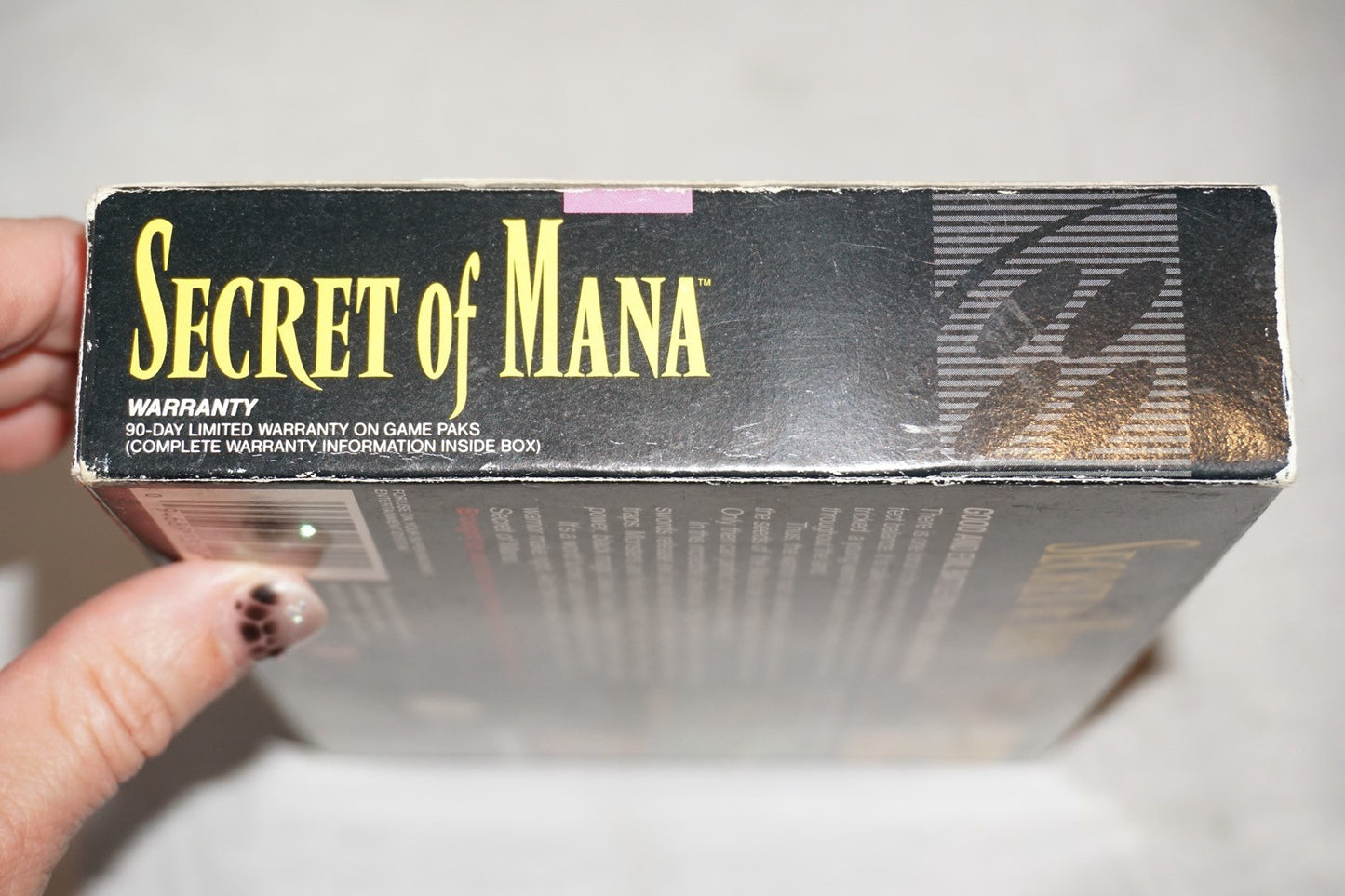Secret Of Mana (Super Nintendo SNES) Complete in Box w/ Map Book Offer CIB