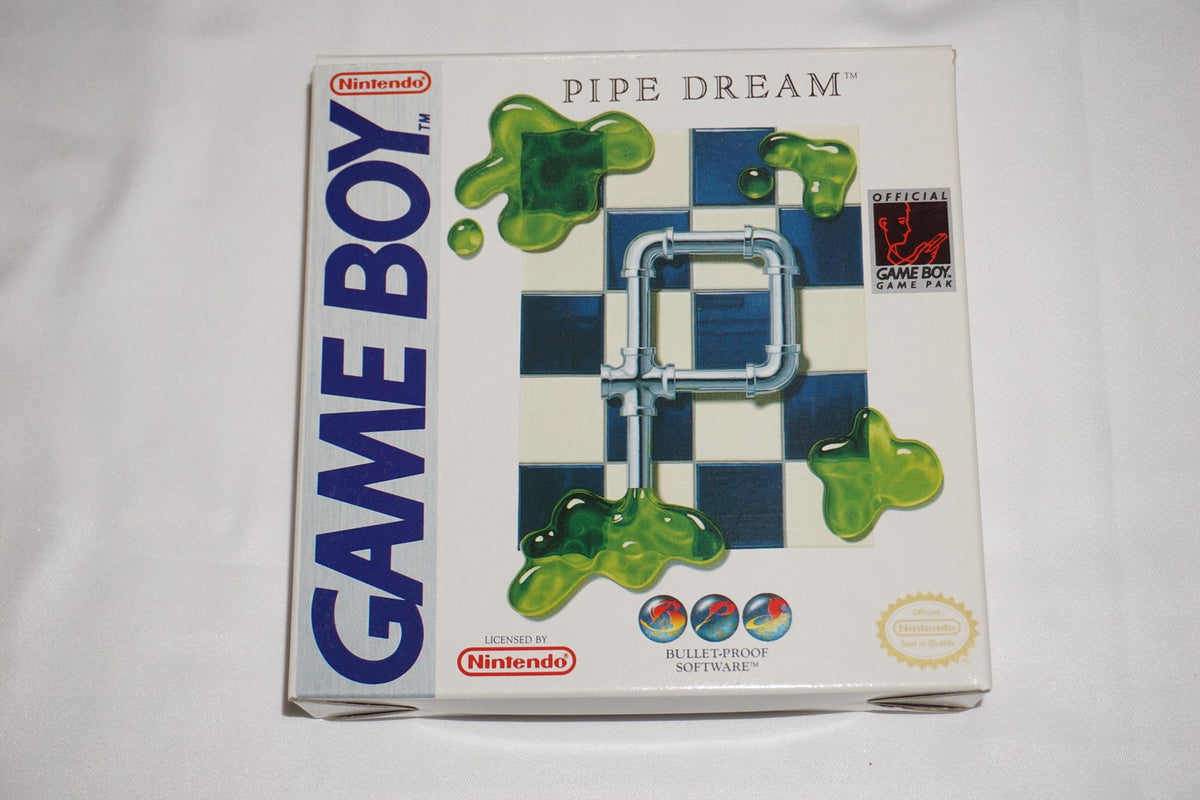 Pipe Dream (Nintendo Game Boy Gameboy) Complete in Box w/ Reg CIB