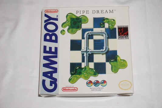 Pipe Dream (Nintendo Game Boy Gameboy) Complete in Box w/ Reg CIB